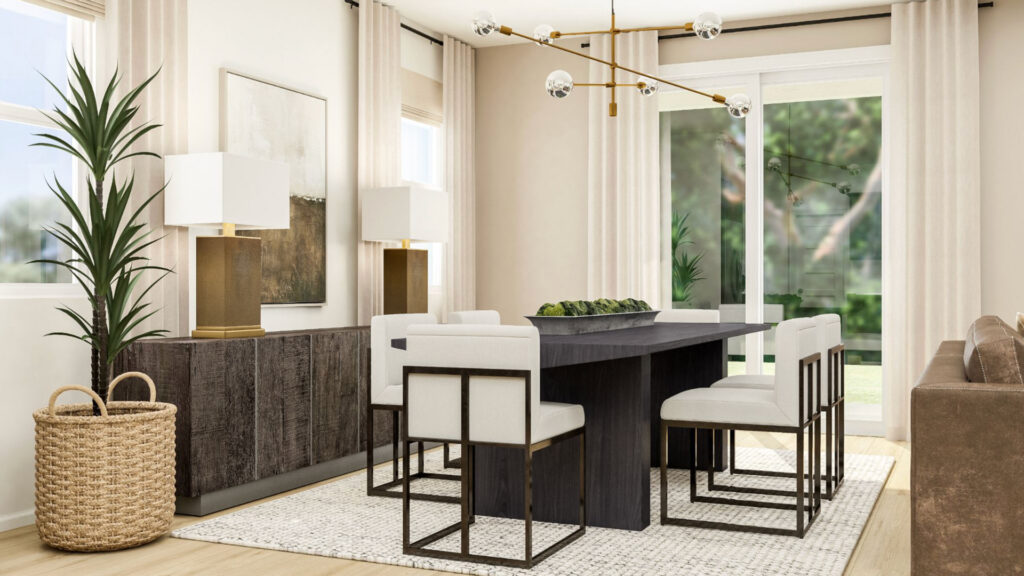 Lennar get the look sophisticated masculine dining room